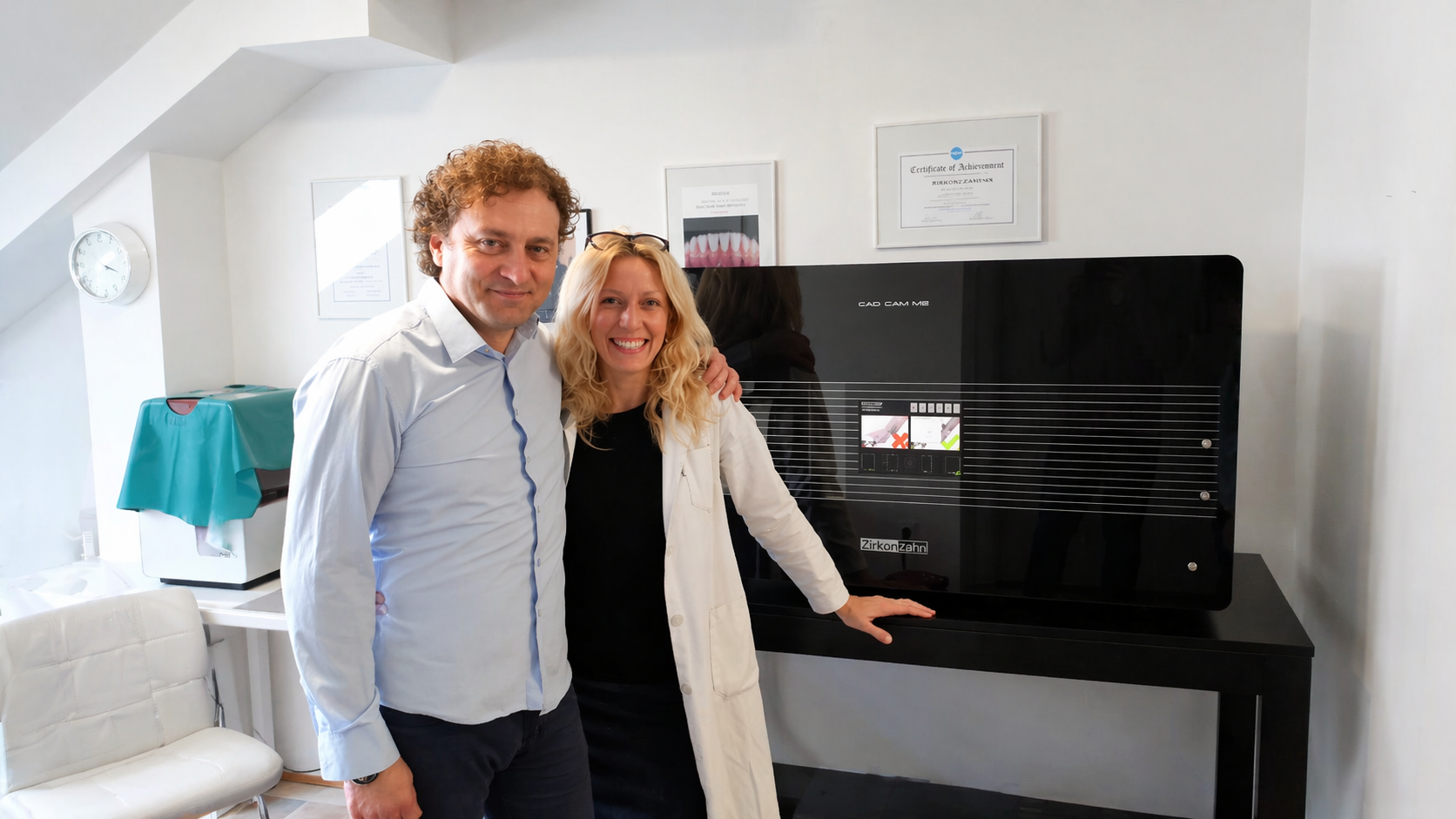 Nikolina i Dragan Prgonjić u Dents Linea laboratoriji